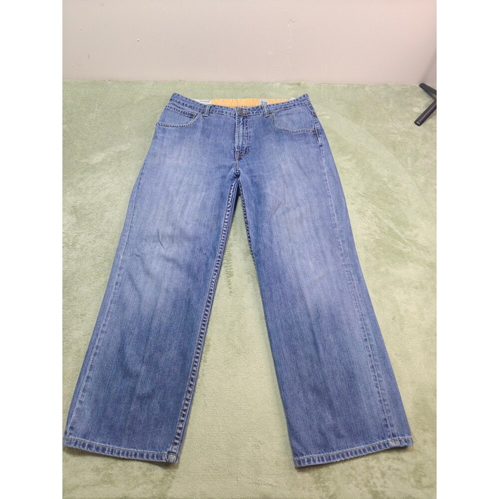 Vtg Timberland Jeans Mens 38 Regular Wide Leg Denim Y2K Authentic Outdoor China